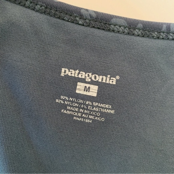 Patagonia Bandha Geometric Print Tank Top Medium Grey - Picture 4 of 7